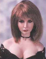 Chari Dark Brown acrylic wig