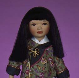 China Doll Black acrylic wig