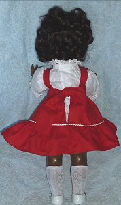 1950's Red Cotton Dress (Back)
