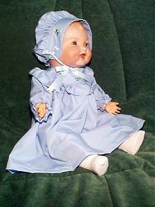 Blue Cotton Baby Outfit