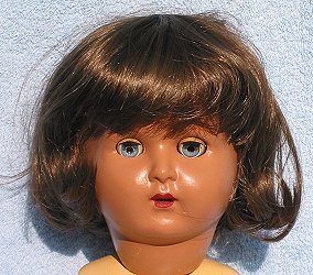 Doris Light Brown acrylic wig (front)