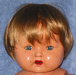 Infant Light Strawberry Blonde acrylic wig